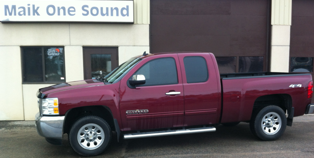 2013 Chevrolet Silverado with professional window tint in North Bay